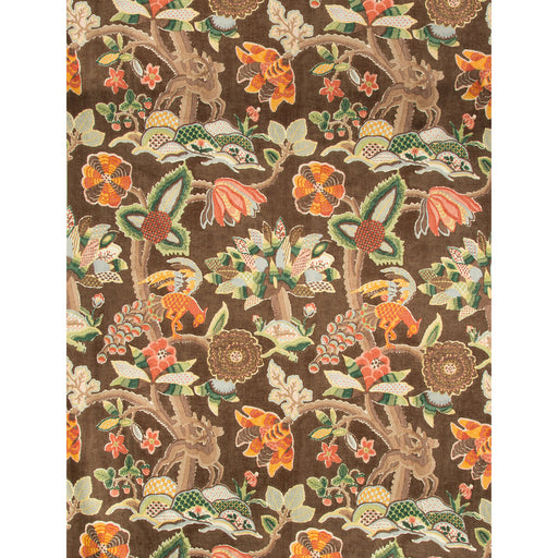 LEE JOFA - LEYLAND PRINT- TOBACCO - Fabric by the Yard TOBACCO