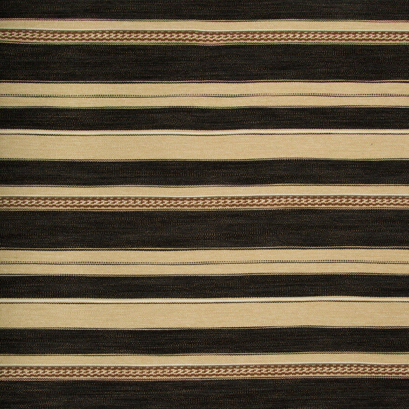LEE JOFA - ENTOTO STRIPE- EBONY/COCOA - Fabric by the Yard EBONY/COCOA