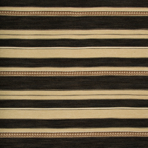 LEE JOFA - ENTOTO STRIPE- EBONY/COCOA - Fabric by the Yard EBONY/COCOA