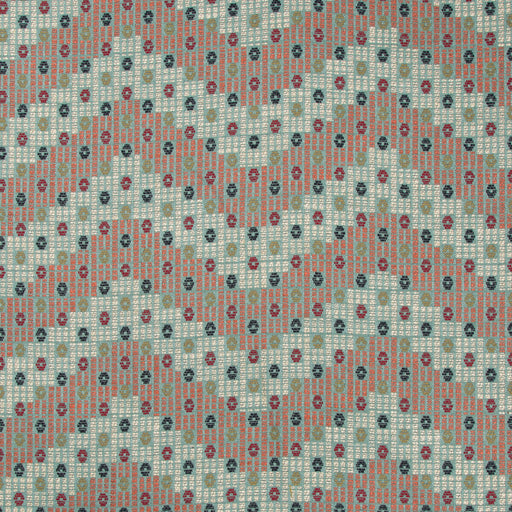 LEE JOFA - ADDIS ABABA- AQUA/MULTI - Fabric by the Yard AQUA/MULTI
