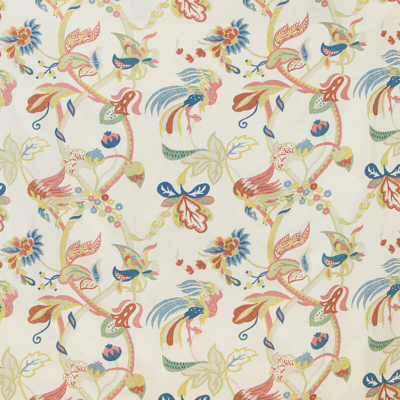 LEE JOFA - GORDA- BERRY/GOLD - Fabric by the Yard BERRY/GOLD