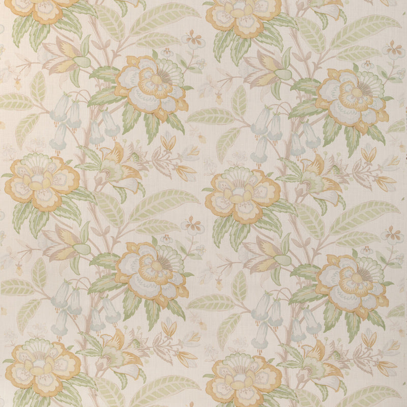 LEE JOFA - DAVENPORT PRINT- GOLDEN - Fabric by the Yard GOLDEN