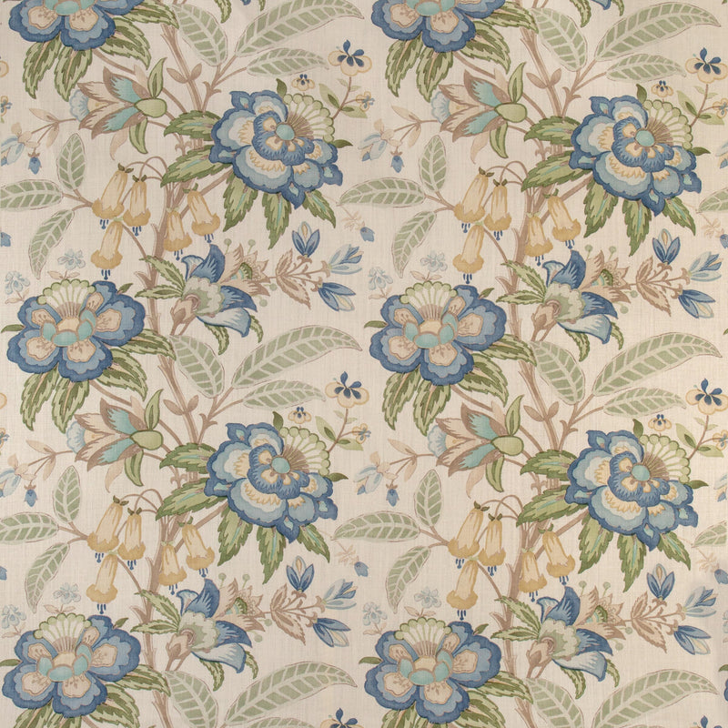 LEE JOFA - DAVENPORT PRINT- PACIFIC - Fabric by the Yard PACIFIC