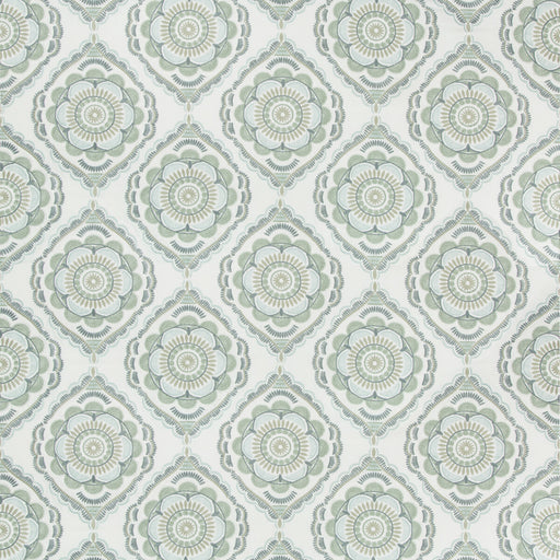LEE JOFA - MONTEREY EMB- SEA MIST - Fabric by the Yard SEA MIST