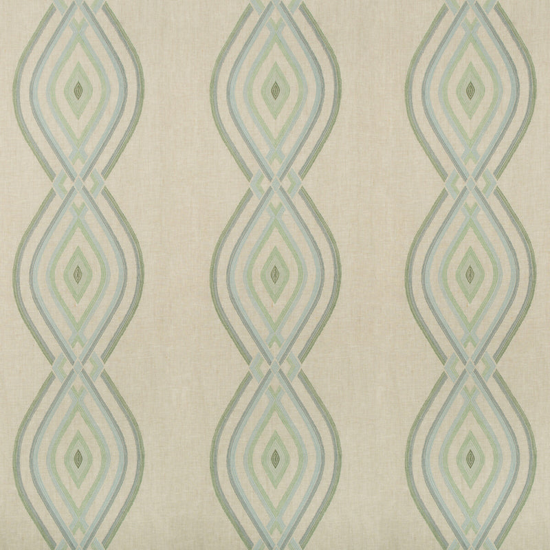 LEE JOFA - ORA EMBROIDERY- MIST - Fabric by the Yard MIST