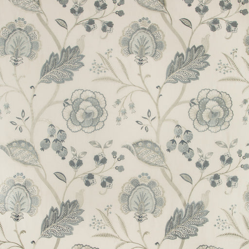 LEE JOFA - ASTON EMBROIDERY- FROST - Fabric by the Yard FROST