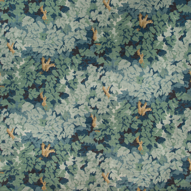 LEE JOFA - ARLEY PRINT- LAGOON - Fabric by the Yard LAGOON