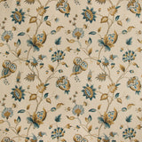 LEE JOFA - HOLLIN PRINT- PEACOCK - Fabric by the Yard