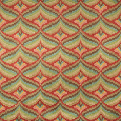 LEE JOFA - GILES EMBROIDERY- BERRY - Fabric by the Yard BERRY