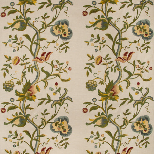 LEE JOFA - DORTON EMBROIDERY- MULTI - Fabric by the Yard MULTI