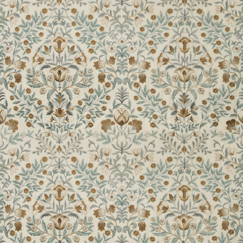 LEE JOFA - LUXFORD EMBROIDERY- MIST - Fabric by the Yard MIST