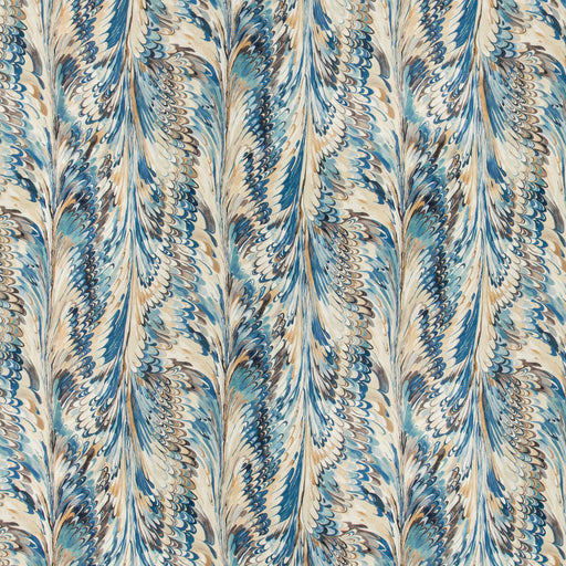 LEE JOFA - TAPLOW PRINT- NAVY/SLATE - Fabric by the Yard NAVY/SLATE