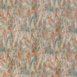 LEE JOFA - TAPLOW PRINT- CLAY/BLUE - Fabric by the Yard