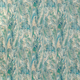 LEE JOFA - TAPLOW PRINT- MARINE/SAND - Fabric by the Yard
