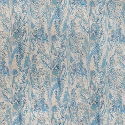 LEE JOFA - TAPLOW PRINT- CAPRI/SKY - Fabric by the Yard CAPRI/SKY