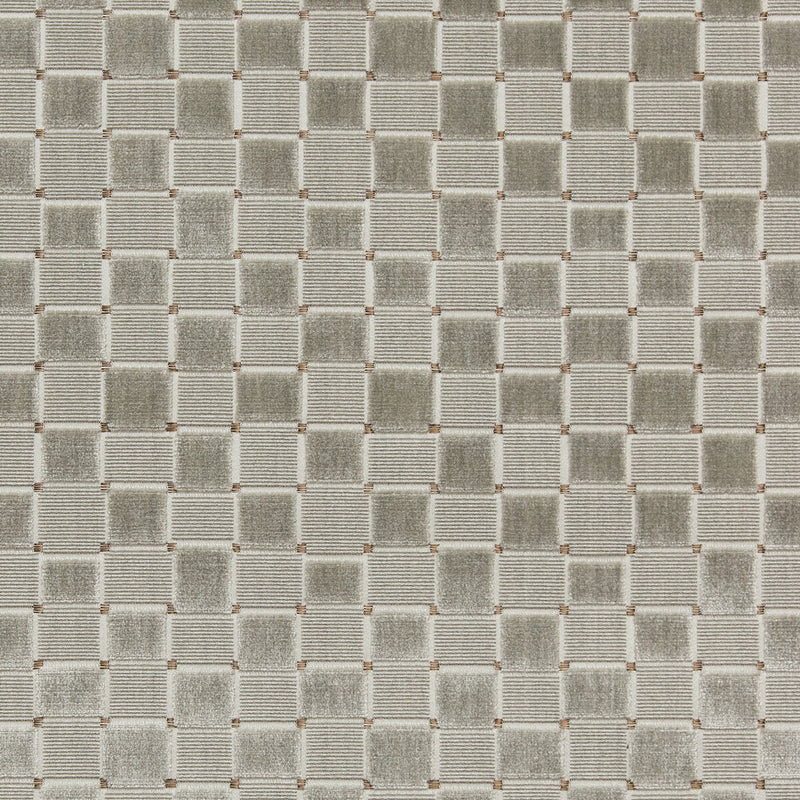 LEE JOFA - LEVENS VELVET- SILVER - Fabric by the Yard SILVER