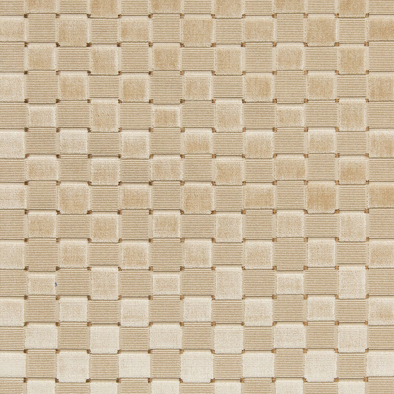 LEE JOFA - LEVENS VELVET- PARCHMENT - Fabric by the Yard PARCHMENT