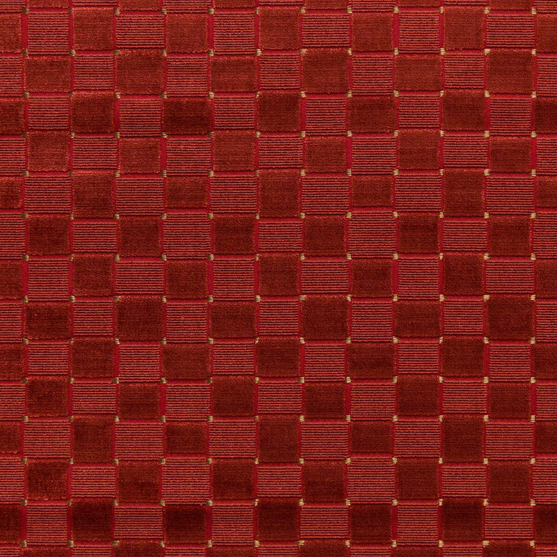 LEE JOFA - LEVENS VELVET- RUBY - Fabric by the Yard RUBY
