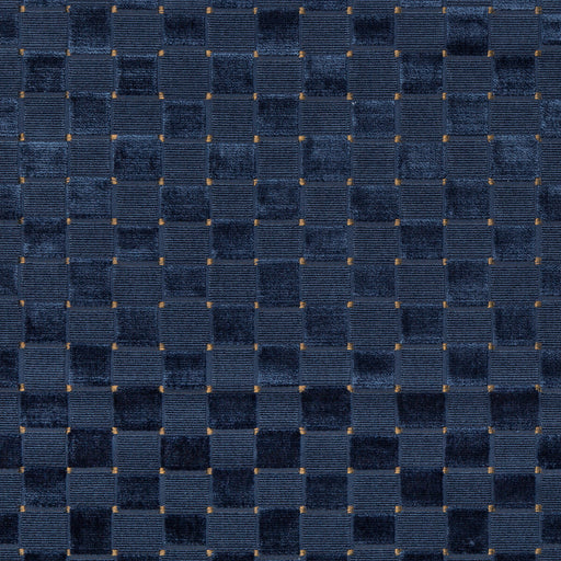 LEE JOFA - LEVENS VELVET- NAVY - Fabric by the Yard NAVY