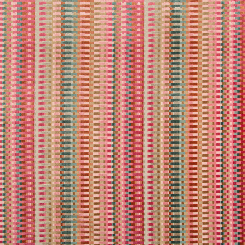 LEE JOFA - PICKET- MULTI/RUSSET - Fabric by the Yard MULTI/RUSSET