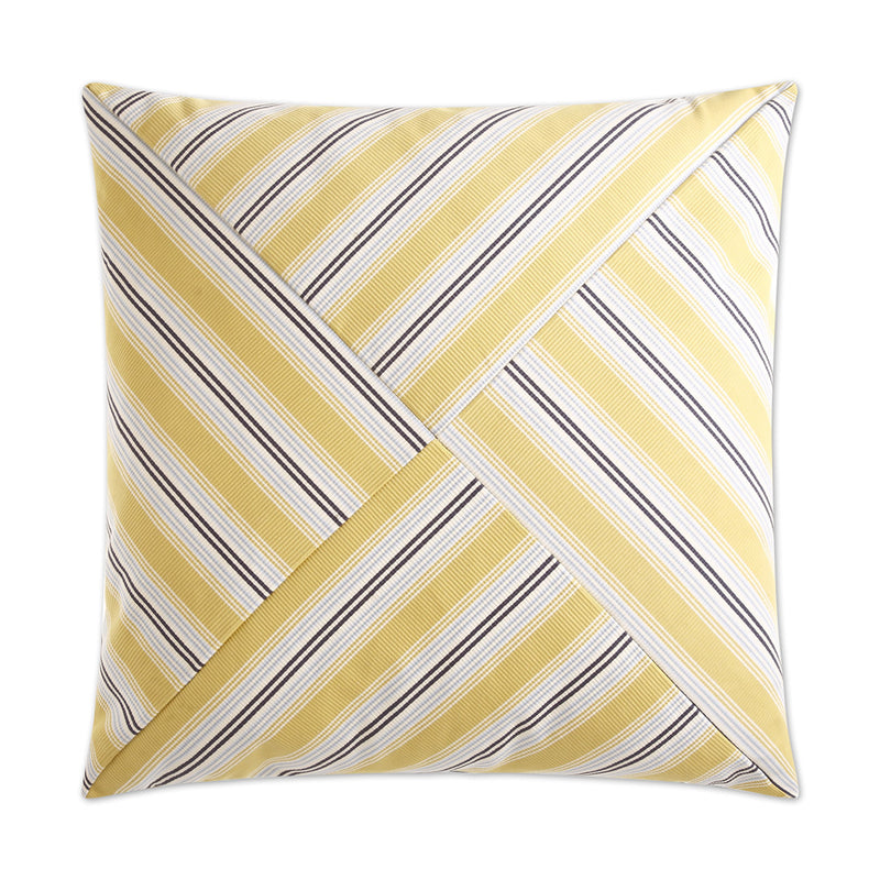 Ottoman Stripe Pillow - Yellow - DV Kap
