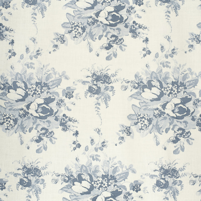 LEE JOFA - AURORA- BLUE - Fabric by the Yard BLUE