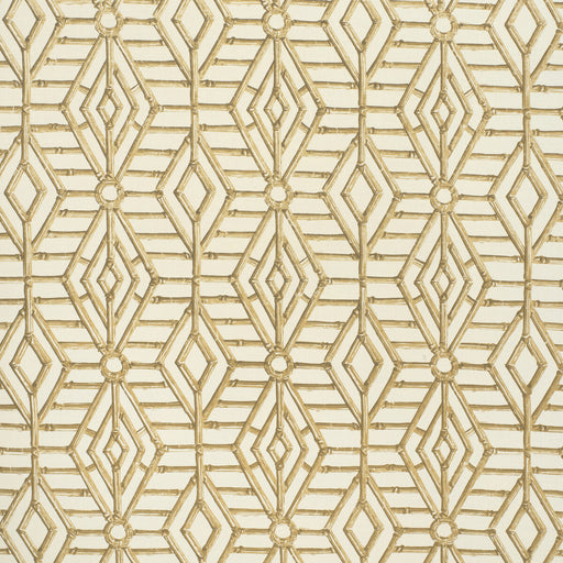 LEE JOFA - BAMBOO CANE- BEIGE/WHITE - Fabric by the Yard BEIGE/WHITE