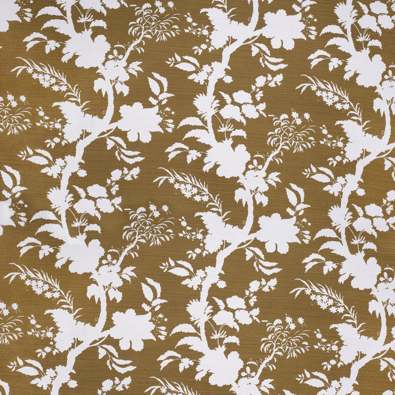 LEE JOFA - BEIJING BLOSSOM- OLIVE - Fabric by the Yard OLIVE