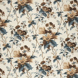 LEE JOFA - DE LA TOUR- BLU/BROW/WHI - Fabric by the Yard