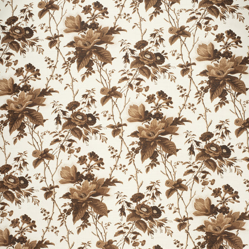 LEE JOFA - DE LA TOUR- BROWN - Fabric by the Yard BROWN