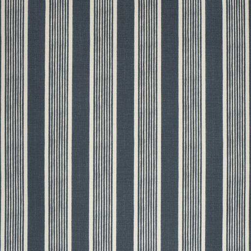 LEE JOFA - ELBA STRIPE- NAVY - Fabric by the Yard NAVY