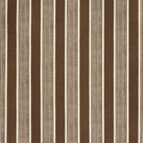 LEE JOFA - ELBA STRIPE- BROWN - Fabric by the Yard