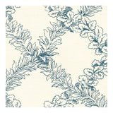 LEE JOFA - LEAF TRELLIS- BLUE - Fabric by the Yard