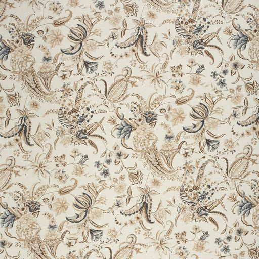 LEE JOFA - PAISLEY PASSION- BROW/NAVY - Fabric by the Yard BROW/NAVY