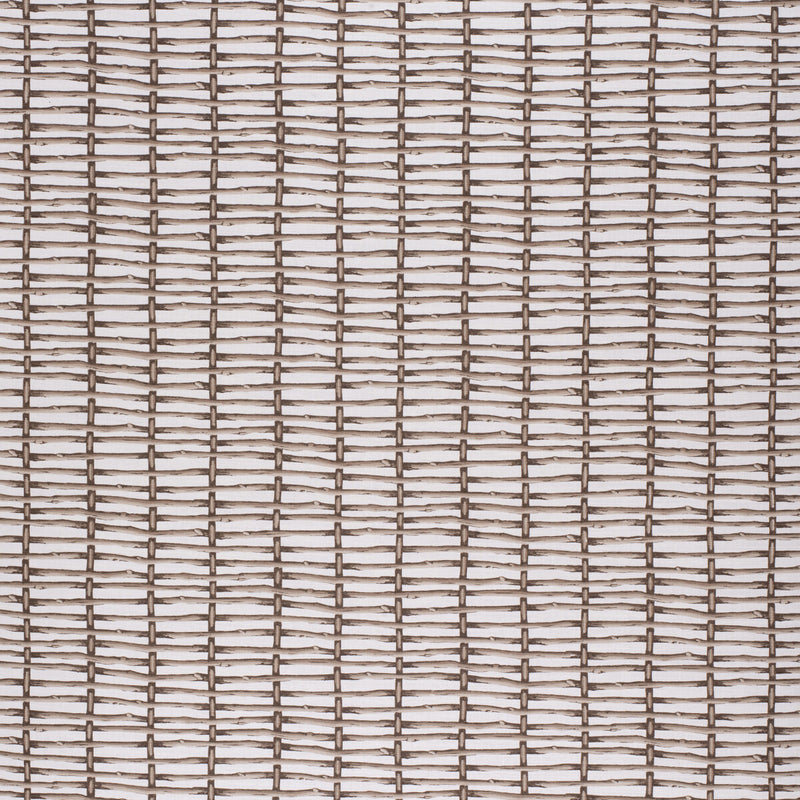 LEE JOFA - TWIG FENCE- BROWN/WHITE - Fabric by the Yard BROWN/WHITE