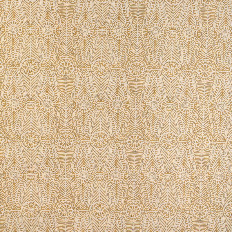 LEE JOFA - DRAYTON PRINT- MAIZE - Fabric by the Yard MAIZE