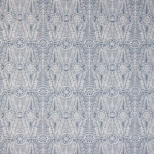 LEE JOFA - DRAYTON PRINT- INDIGO - Fabric by the Yard INDIGO