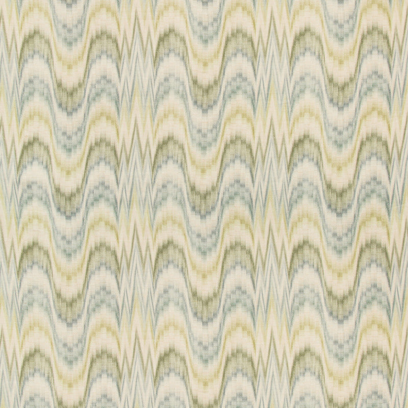 LEE JOFA - JASPER PRINT- MOSS/DENIM - Fabric by the Yard MOSS/DENIM