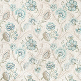 LEE JOFA - WIMBERLY PRINT- AQUA/SAGE - Fabric by the Yard