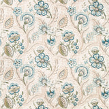 LEE JOFA - WIMBERLY PRINT- BLUE/SPRING - Fabric by the Yard