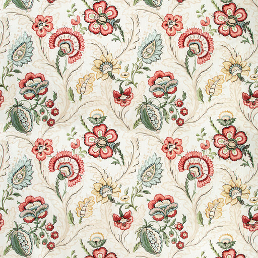 LEE JOFA - WIMBERLY PRINT- BERRY/GOLD - Fabric by the Yard BERRY/GOLD