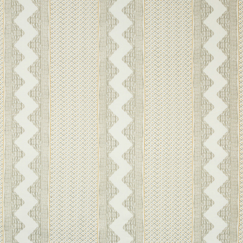 LEE JOFA - WHITAKER PRINT- GREY/SAND - Fabric by the Yard GREY/SAND