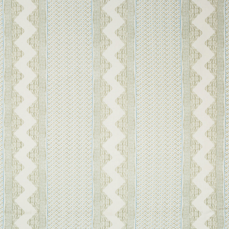 LEE JOFA - WHITAKER PRINT- SAGE/AQUA - Fabric by the Yard SAGE/AQUA