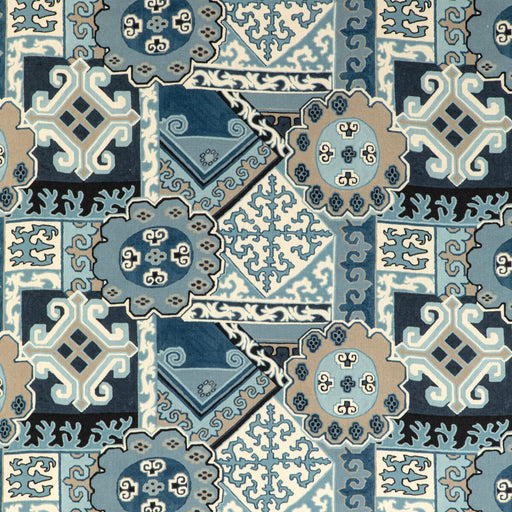 LEE JOFA - BATANGAS PRINT- BLUE/SLATE - Fabric by the Yard BLUE/SLATE