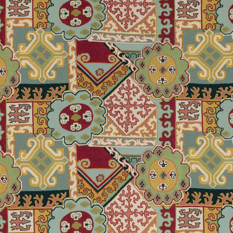 LEE JOFA - BATANGAS PRINT- RED/MULTI - Fabric by the Yard RED/MULTI