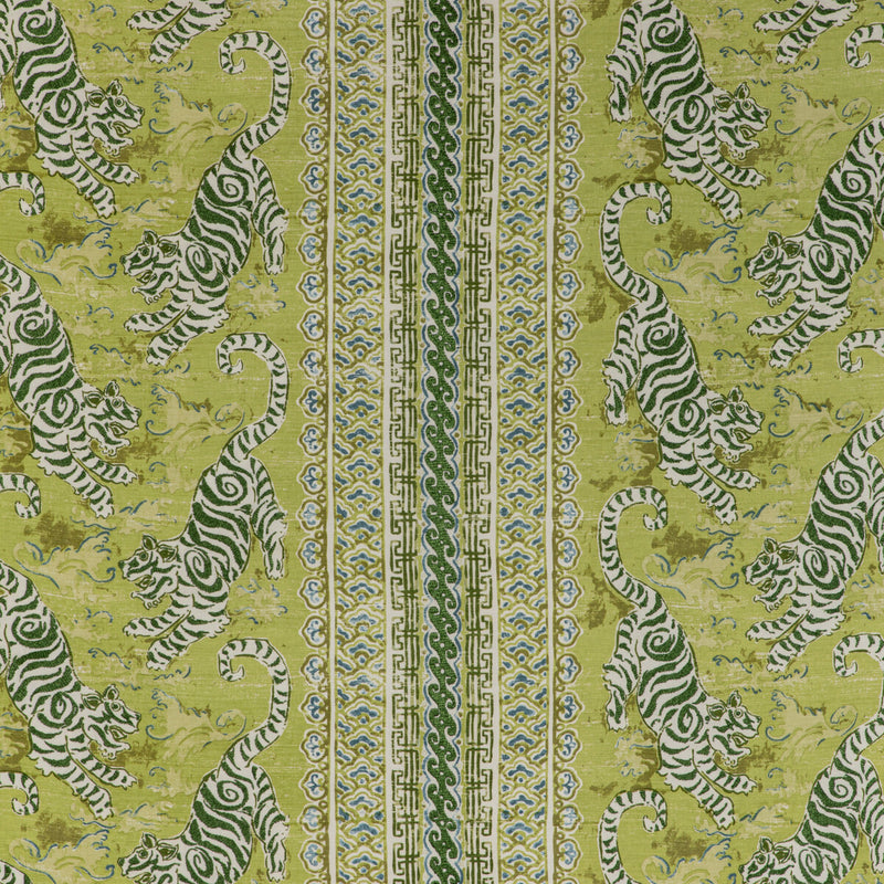 LEE JOFA - BONGOL PRINT- KIWI - Fabric by the Yard KIWI