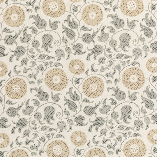 LEE JOFA - ELDORA PRINT- FLAX - Fabric by the Yard FLAX