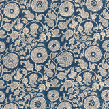LEE JOFA - ELDORA PRINT- INDIGO - Fabric by the Yard