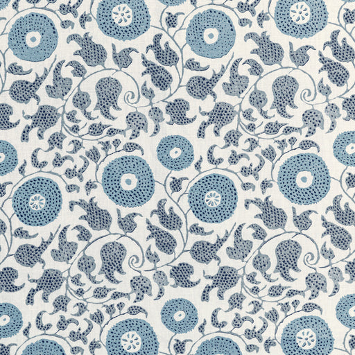 LEE JOFA - ELDORA PRINT- SLATE - Fabric by the Yard SLATE