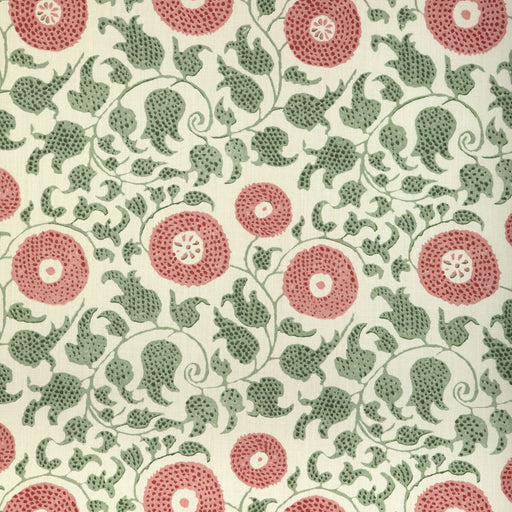 LEE JOFA - ELDORA PRINT- LEAF/ROSE - Fabric by the Yard LEAF/ROSE